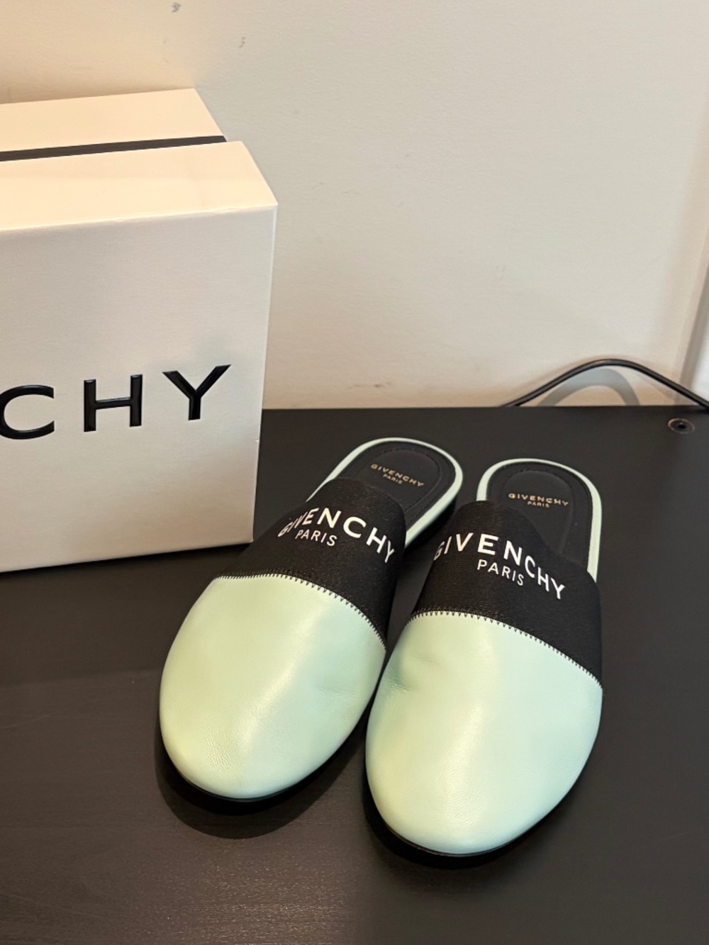 Authentic Givenchy Paris Slippers, Size EU 39